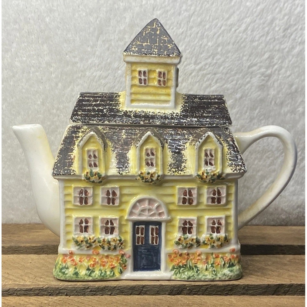 VINTAGE TEAPOT INSPIRADO IBC SUNNYSIDE MANOR HANDPAINTED SEATTLE WA USA 1996